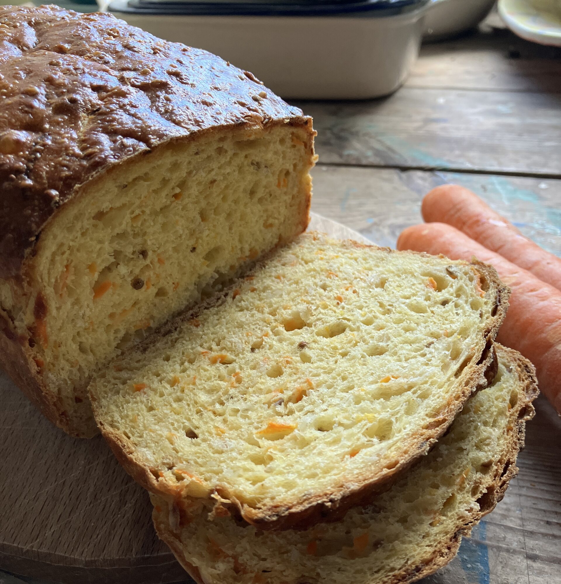Breadmaking Workshop: Carrot, Cheese and Coriander Seed Loaves