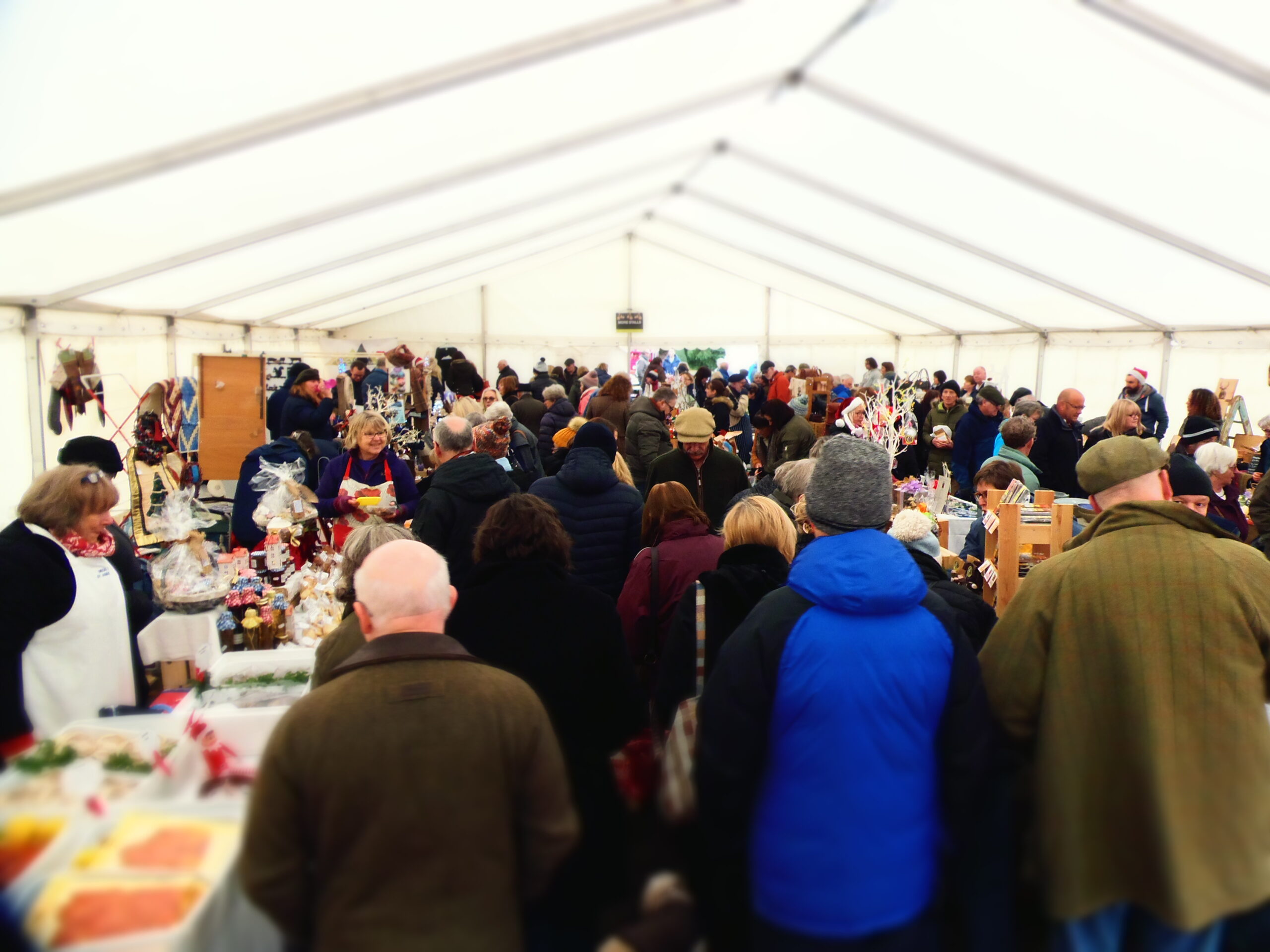 Marquee at Christmas Market Past