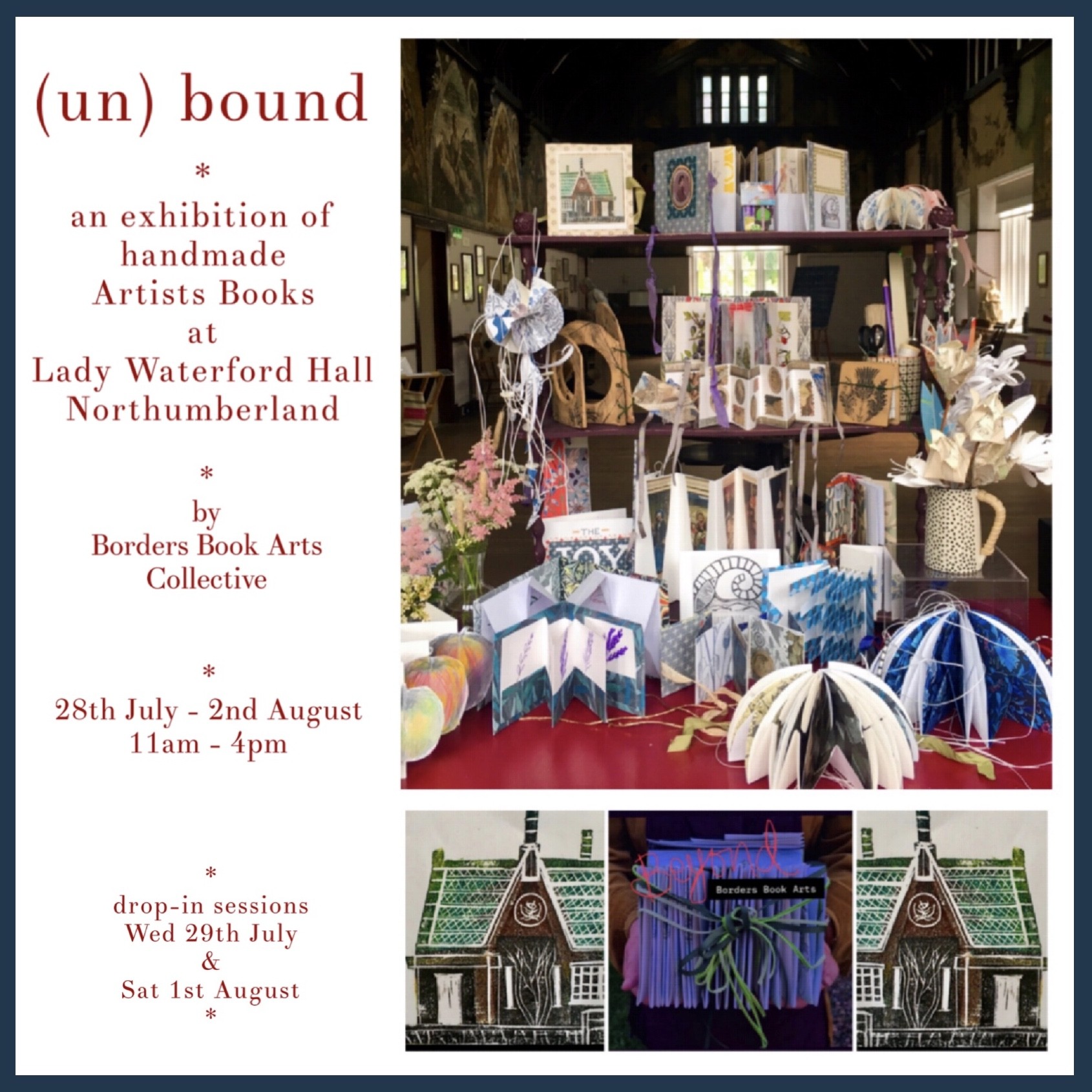 (Un) bound.  An exhibition of handmade artists books